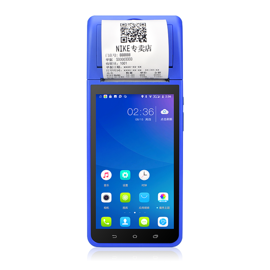Zjiang ZJ-6000 Handheld Smart POS Android 8.1 OS Thermal Receipt Printer