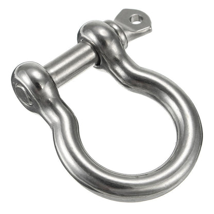 M4 M5 M6 D Ring Bow Shackle with Screw Pin 304 Stainless Steel Bracelet Shackle