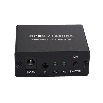 Newkeng NK-L21 SPDIF/ToslinK Video Switcher 2x1 with IR