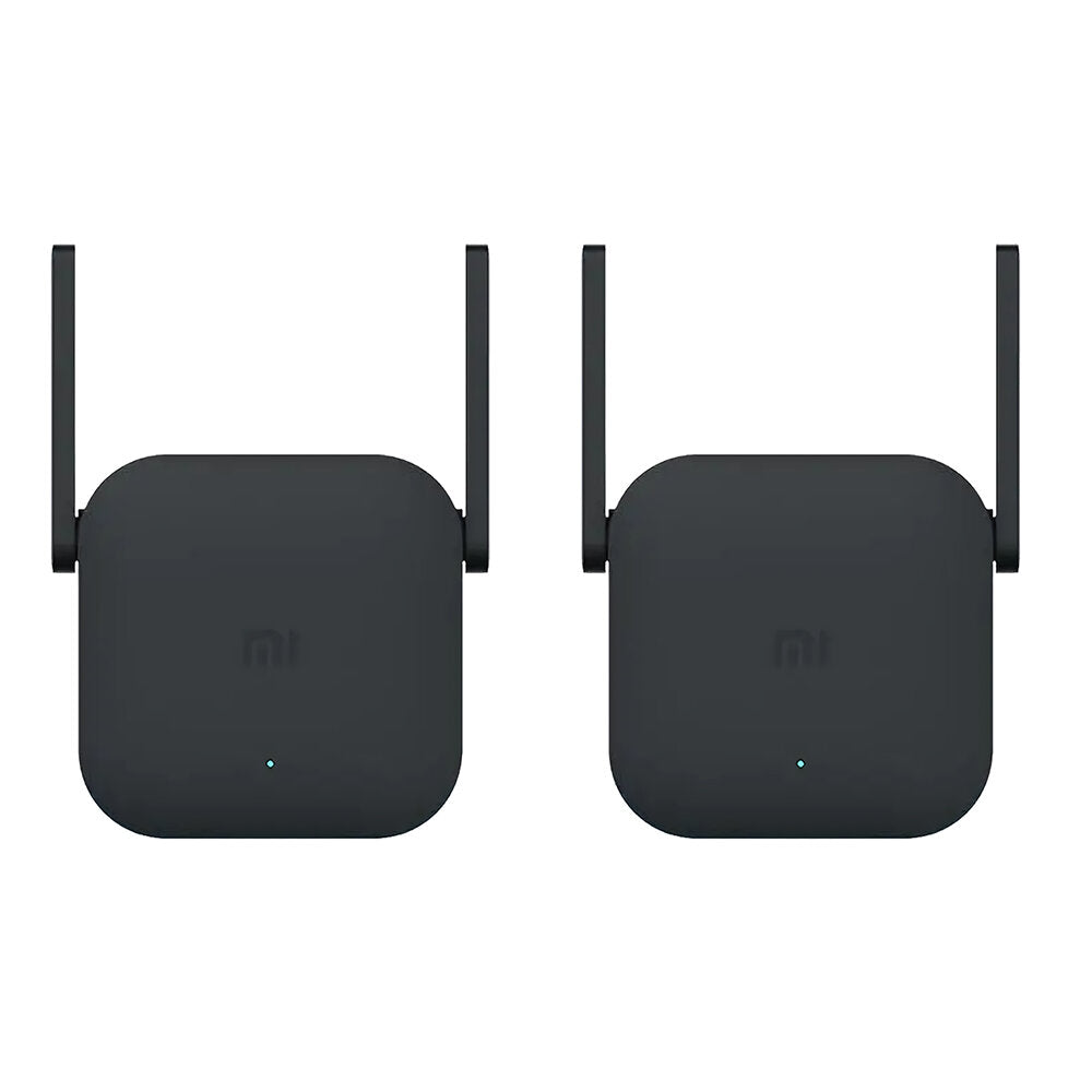 2Pcs [English Version] Xiaomi Pro 300M Wireless WiFi Repeater WiFi Extender Amplifer With EU Plug