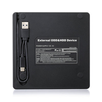 USB3.0 External Optical Drive CD DVD Burner 2K 3K DVD-RW Player Rewriter Data Transfer for PC Laptop Computer