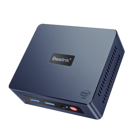 Beelink MiniS Intel 11th N5095 Quad Core 2.0GHz to 2.9GHz 8GB RAM 128GB SSD Mini PC Windows 11 Pro 4K 60Hz WiFi5 Mini Computer Desktop PC