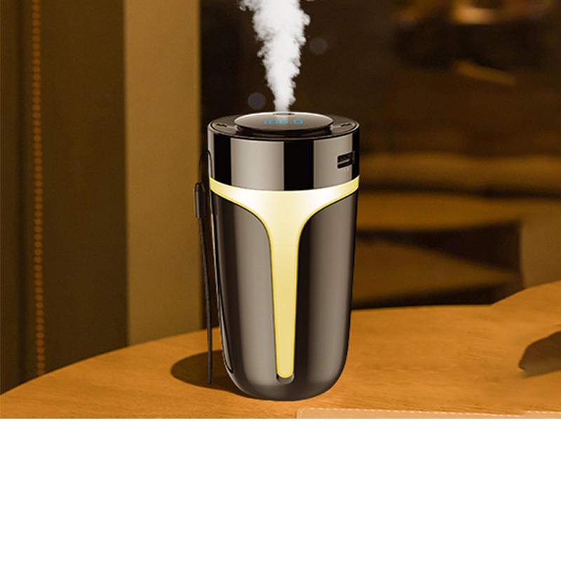7 Color Ambient Light Car Air Purifier Usb Hepa Cleaner
