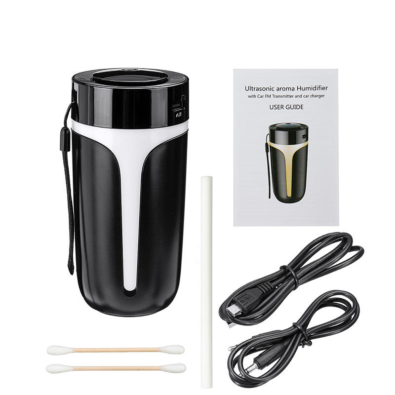 7 Color Ambient Light Car Air Purifier Usb Hepa Cleaner