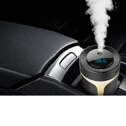 7 Color Ambient Light Car Air Purifier Usb Hepa Cleaner