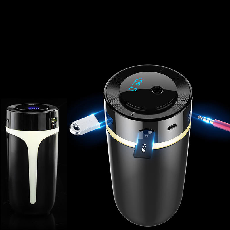7 Color Ambient Light Car Air Purifier Usb Hepa Cleaner