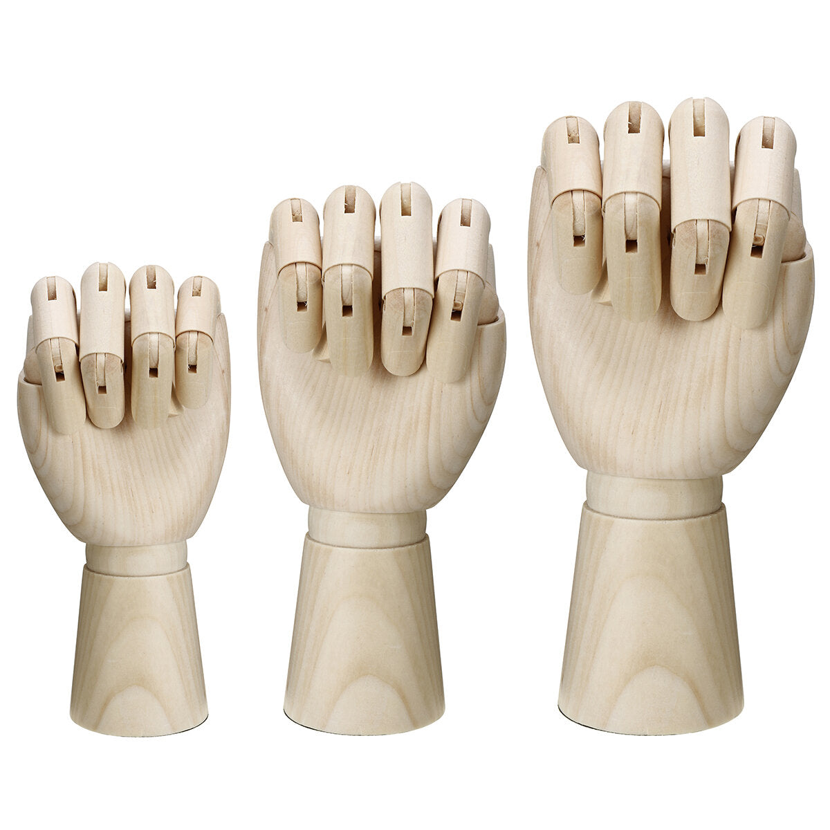 7/8/10/12 Inch Wooden Hand Body Artist Medical Model