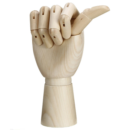 7/8/10/12 Inch Wooden Hand Body Artist Medical Model