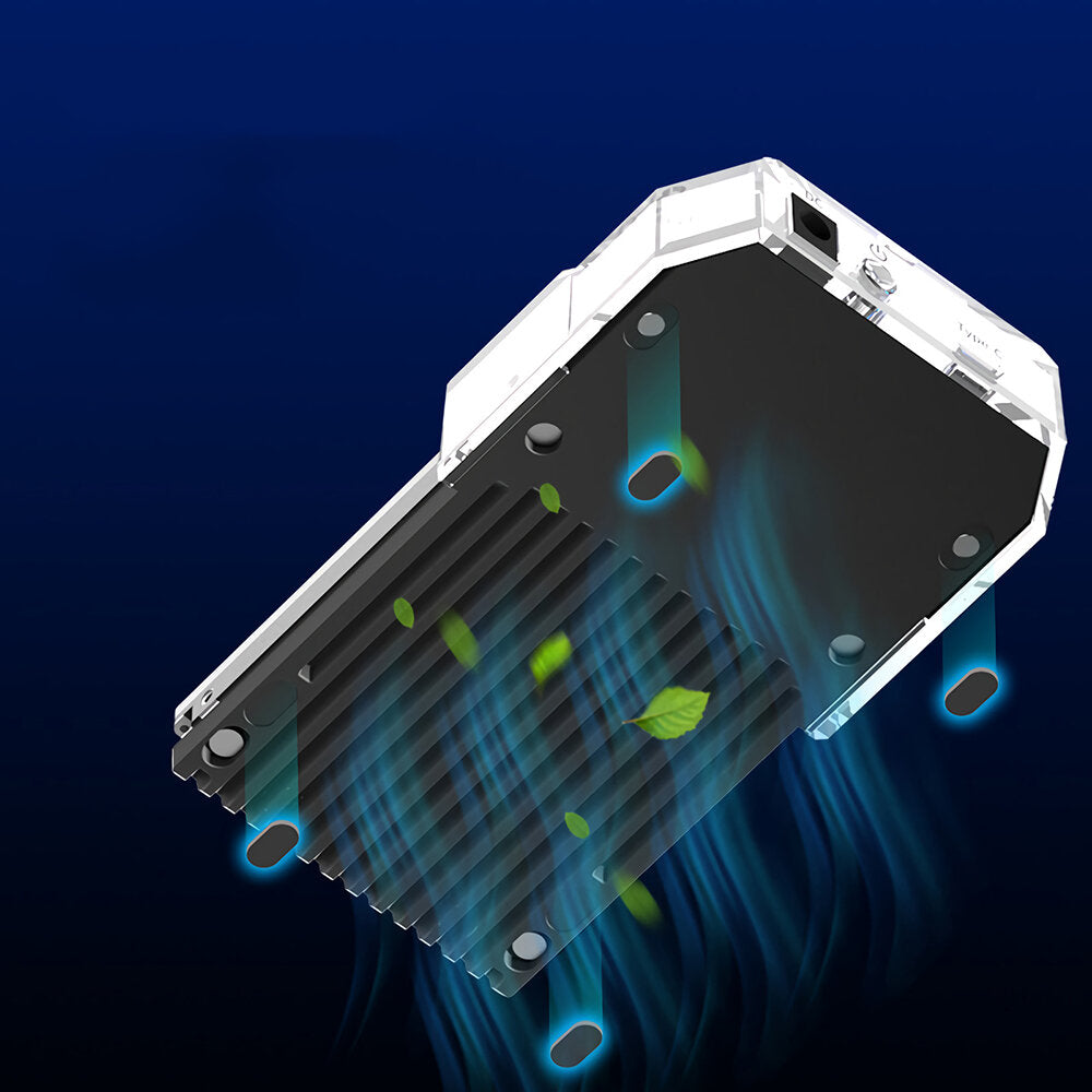 MAIWO K108S 2.5" SATA SSD HDD Docking Station Type-C to SATA Hard Drive Enclosure Transparent 5Gbps Hard Drive Case