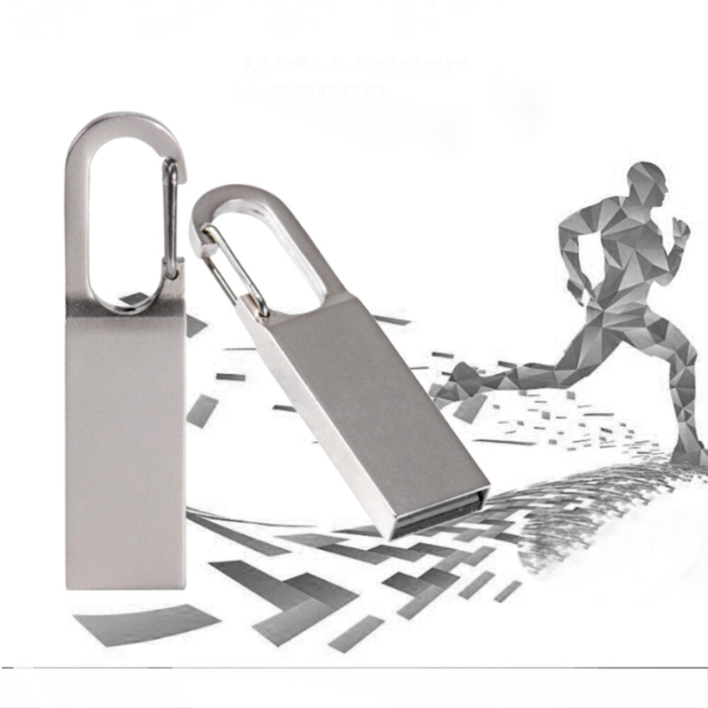 64GB Key Ring USB Flash Drive USB2.0 Memory Disk Pendriave 8G 16G 32G High Speed Metal Portable U Disk Thumb Drive