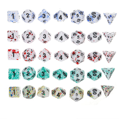 7pcs Polyhedral Dices Set For Dnd Dungeons & Dragons Dice