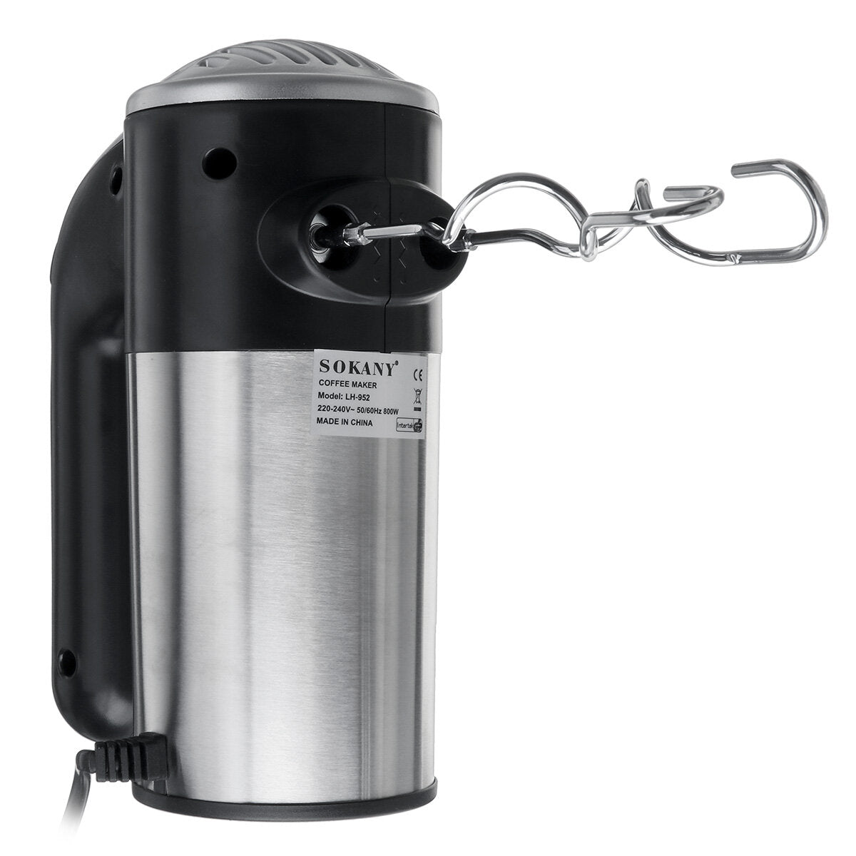800w Kitchen Electric Hand Mixer With 5 Speeds Whisk Egg