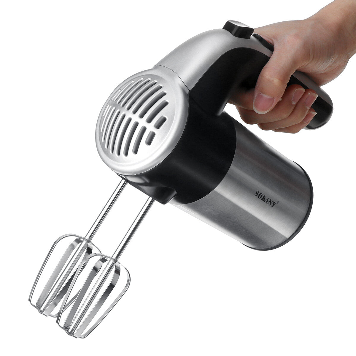 800w Kitchen Electric Hand Mixer With 5 Speeds Whisk Egg