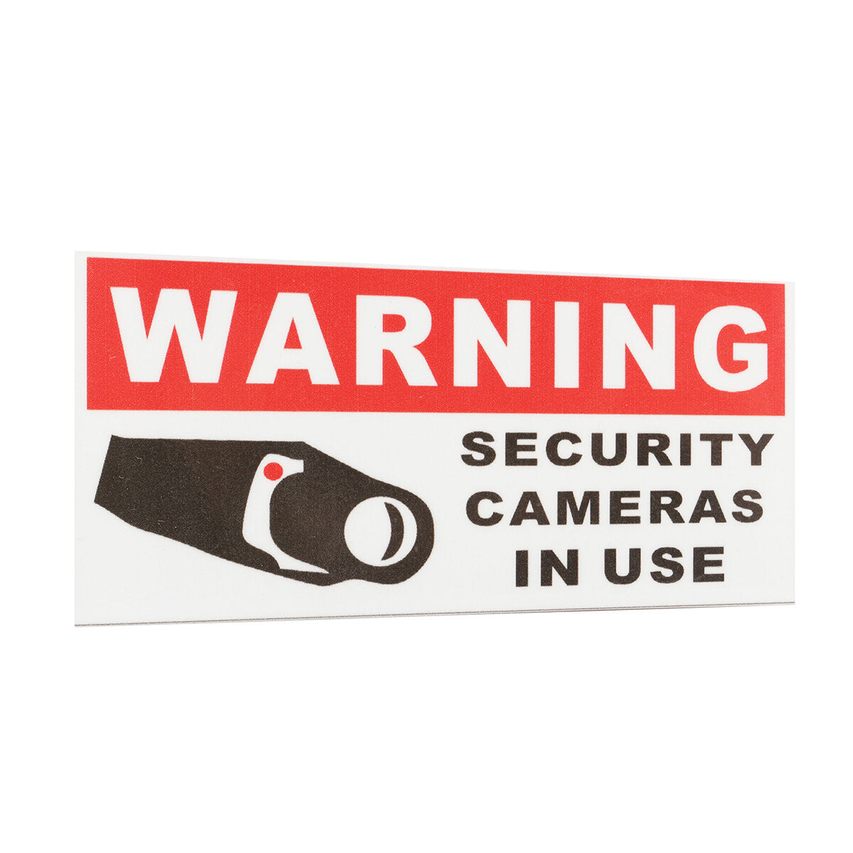 8pcs Security Camera In Use Self-adhensive Stickers Safety