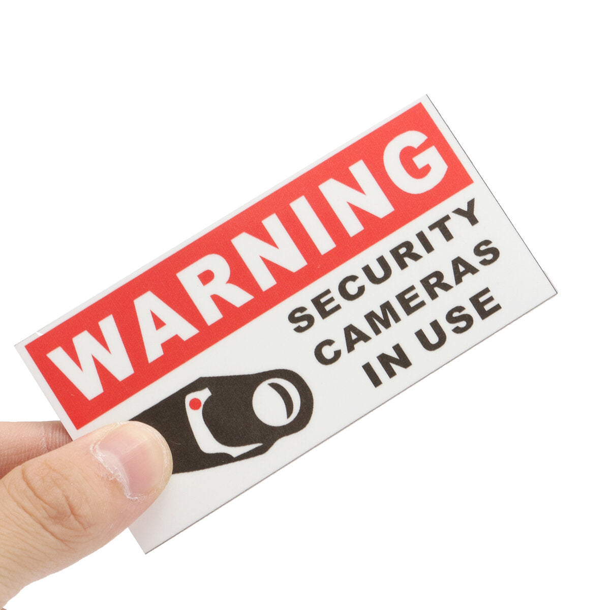 8pcs Security Camera In Use Self-adhensive Stickers Safety