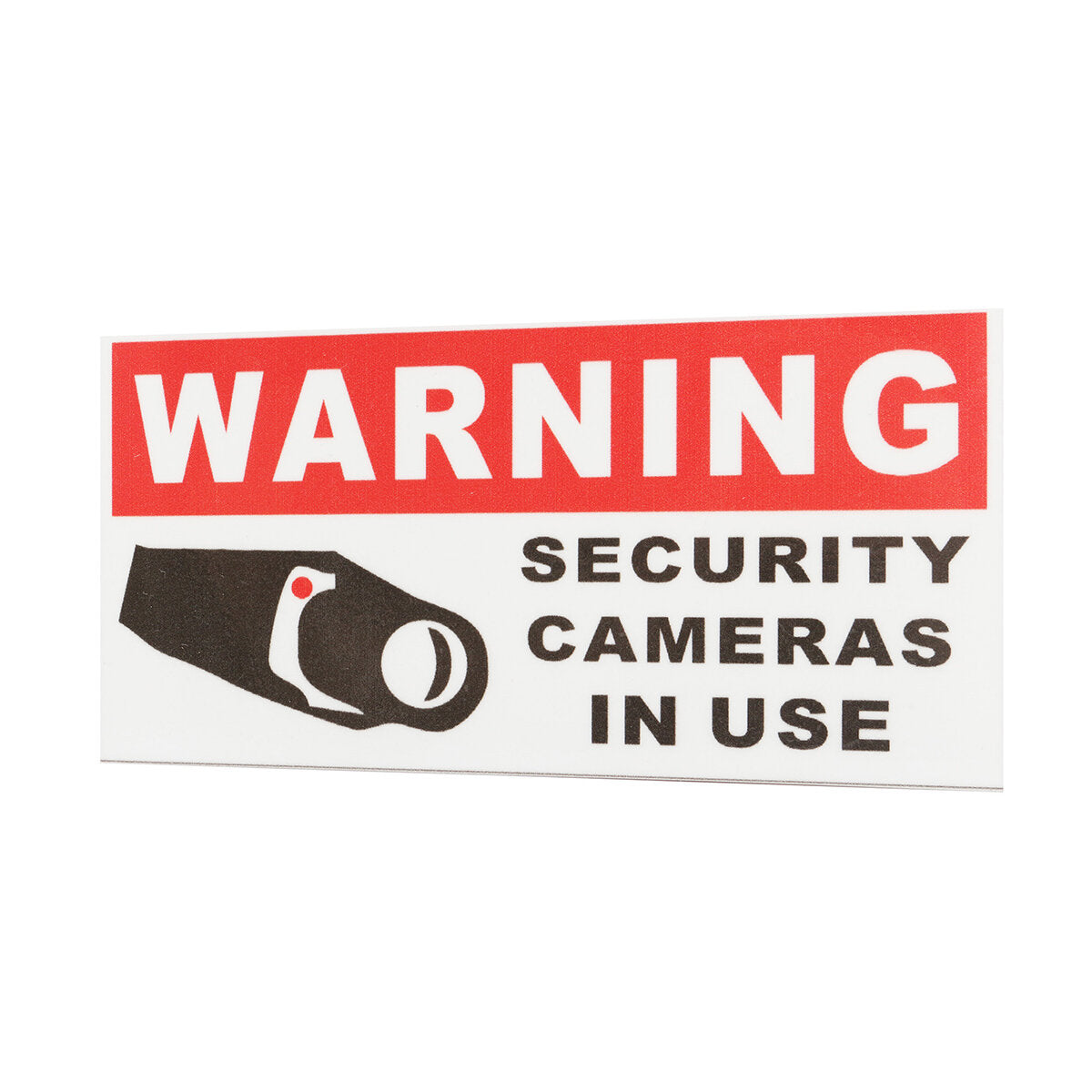 8pcs Security Camera In Use Self-adhensive Stickers Safety