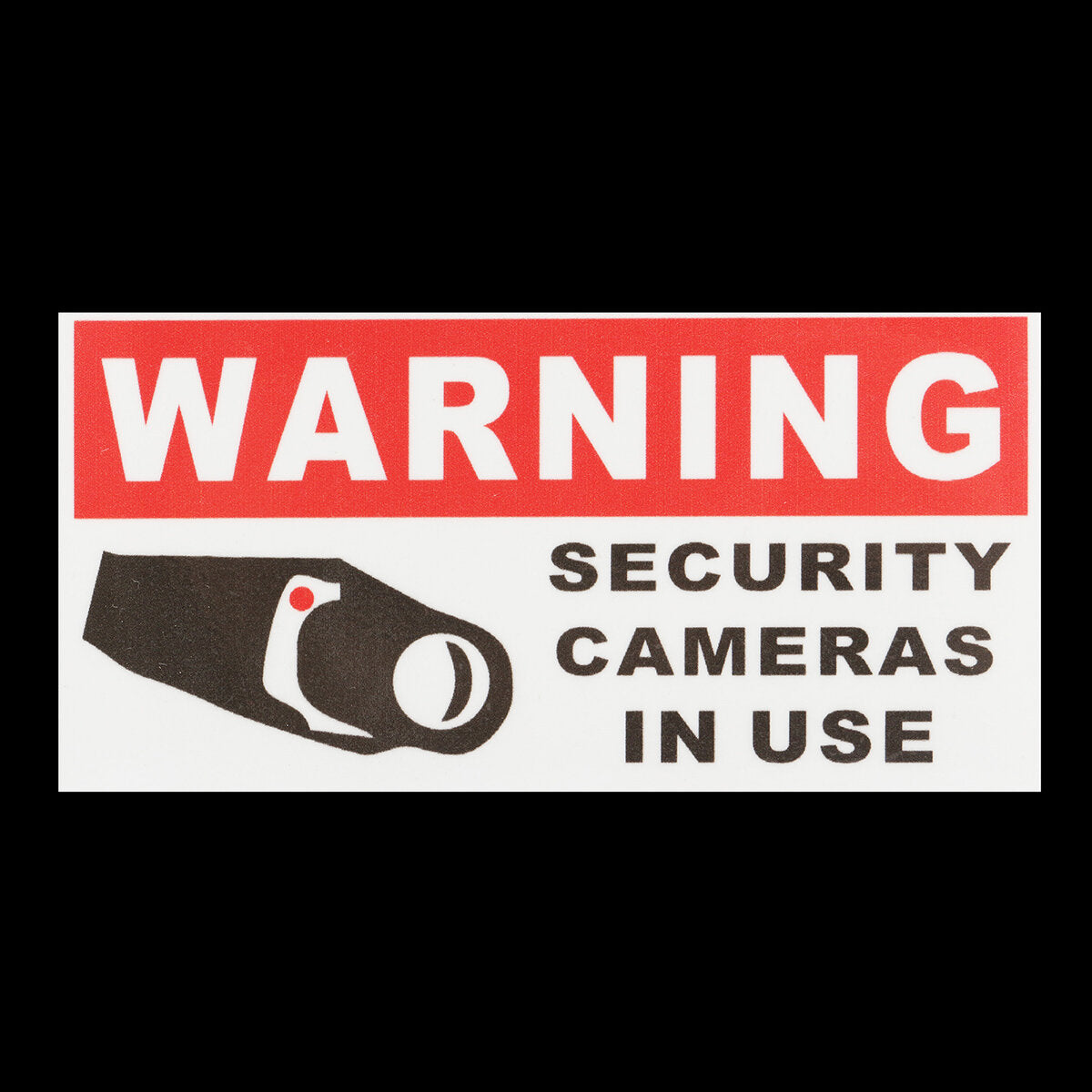 8pcs Security Camera In Use Self-adhensive Stickers Safety