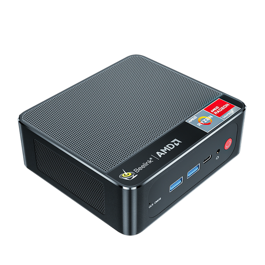 Beelink SER3 AMD Ryzen 3 3200U Dual Core 2.6GHz to 3.5GHz 16GB DDR4 RAM 500GB NVMe SSD Mini PC 4K@60Hz WiFi 5 Win11 Desktop PC Mini  Computer