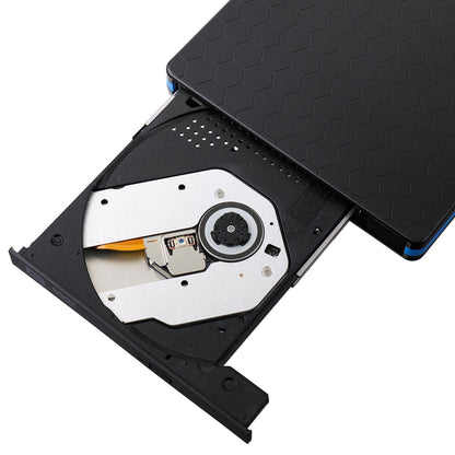 USB3.0 External Optical Drive CD DVD Burner 2K 3K DVD-RW Player Rewriter Data Transfer for PC Laptop Computer