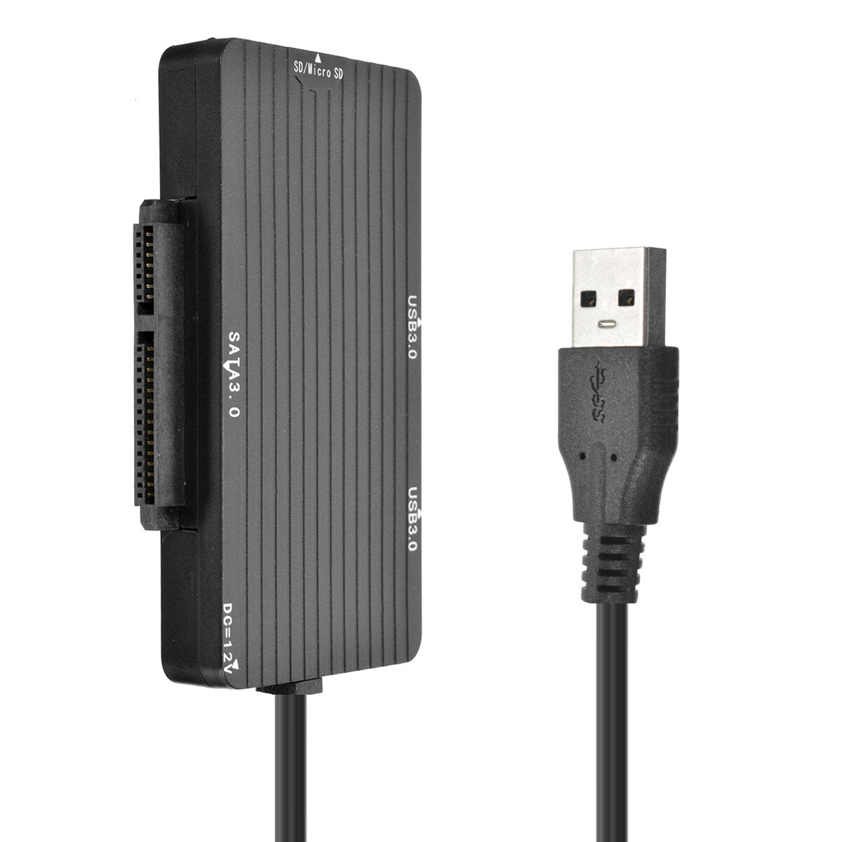 ELEGIANT USB3.0/SATA3.0 Converter 2.5" USB3.0 Hard Drive Adapter TF/SD Card Card Reader