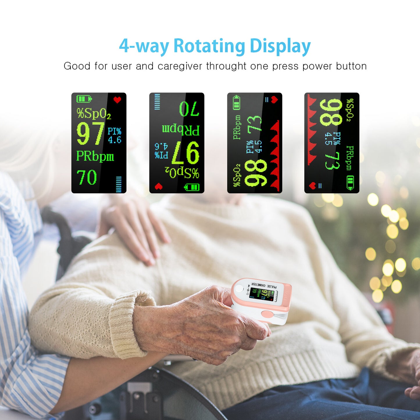 Bluetooth Fingertip Pulse Oximetro SpO2 PR PI Oximeter De Dedo Android IOS APP Blood Oxygen Saturation Heart Rate Detection Oximeter