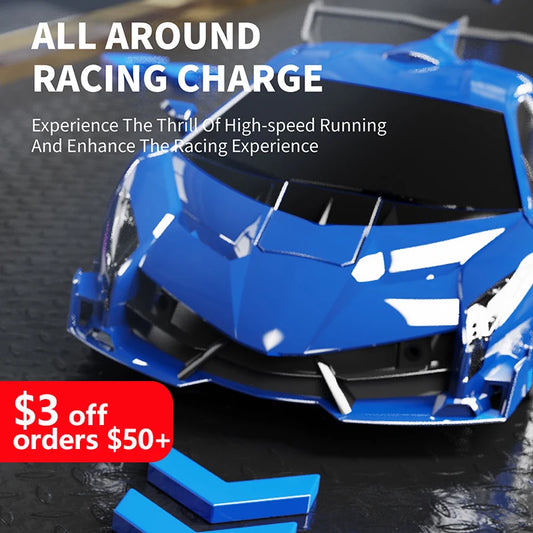 Gesture Sensing Transforming Car 2.4G Remote Control Vehicle with Music & Lights, Kids’ Gift Robot Remote Toy