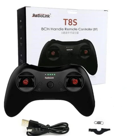 RC Transmitter Radiolink T8S 8 Channels 2.4GHz Remote Controller Built-in Rechargeable Battery for Quad Airplane Car Boat