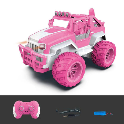 1:12 Toy Car 2.4Ghz Remote Control Off-Road Vehicle Forward Backward Left/ Right Turning Car Toys with Shovel for Girls Kids