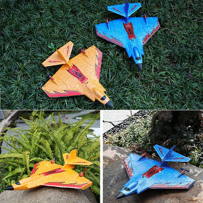 X320 RC Plane Water, Land and Air remote Control Glider EPP Foam Remote Control Aircraft With LED Light Flighter Toys for Boys