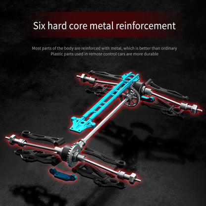 1:16 4WD RC High-speed Car Brushless 70km/h Competition Off-road Climbing Car 2.4G Remote Control Toy Car VS WLtoys 144001 Toys