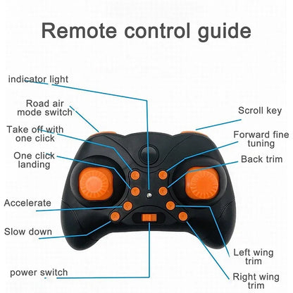 2-In-1 Land/Air Mode Flying High Speed Motorcycle One Key Switch Stunt 2.4G RC Drone Intelligent Quadcopter Kid Toy Gift