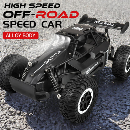 2.4G RC Drift Car 1/16 High Speed 20KM/H 2WD Off-road Remote Control Cars with LED Light Climbing Vehicles Mini Racing Car Toys