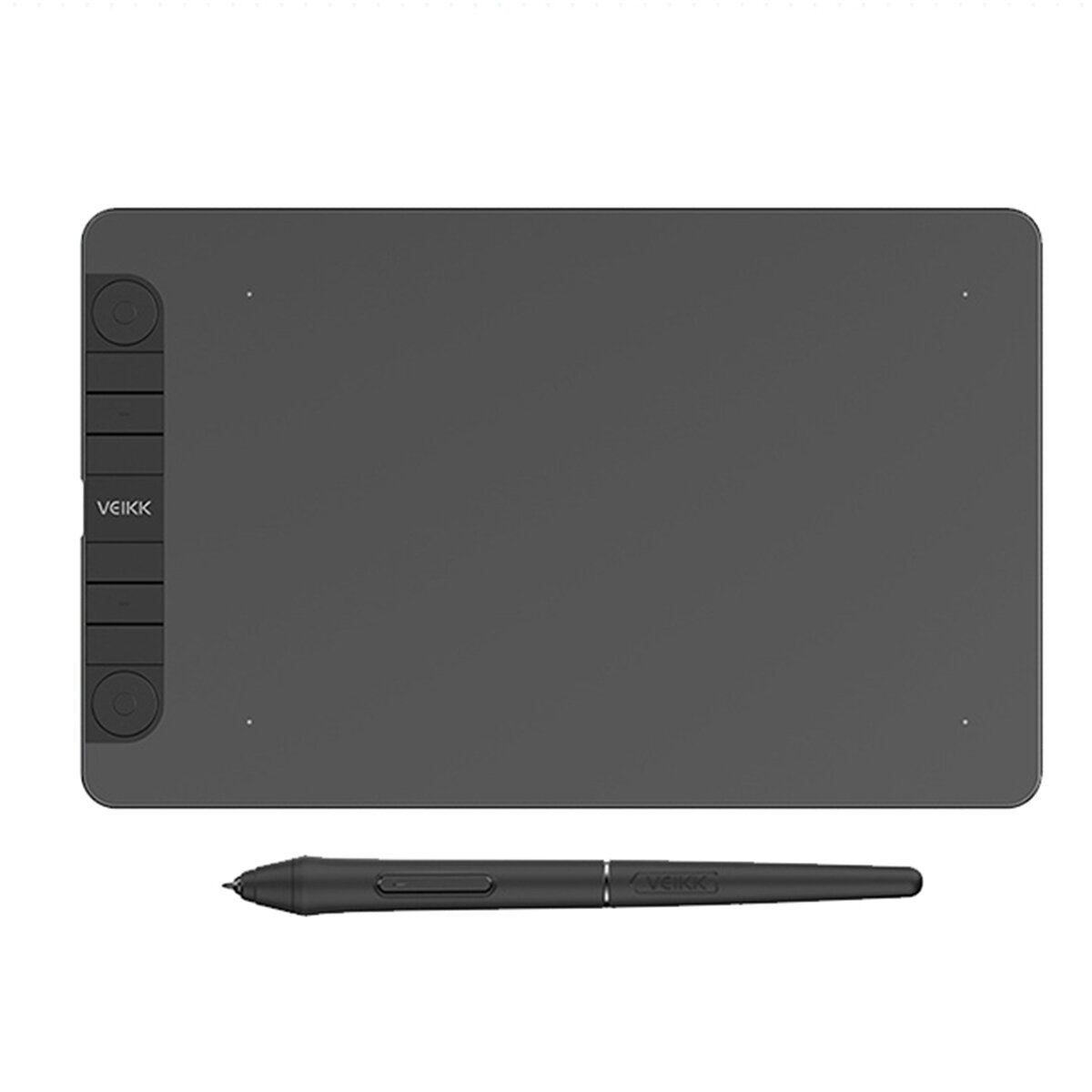 VEIKK VK1060PRO 10x6 inch Drawing Graphic Tablet with Battery-Free Digital Pen for Mac Android Windows