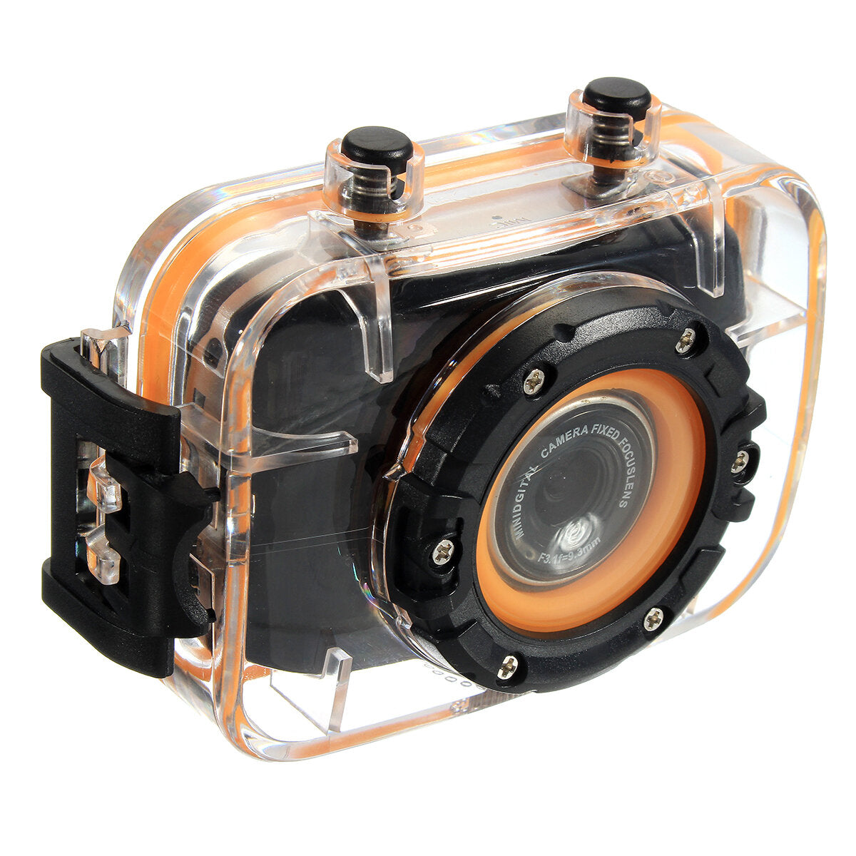 W108 2 Inch 1080P HD Sport CameraMini Car Action 10 Meters Waterproof Buit-in Lithium Battery