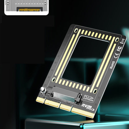 AODUKE 2.5" U.2 SSD to PCI-E3.0 Universal Adapter Card Nvme SSD Hard Disk Adapter Card Converter AJKU21