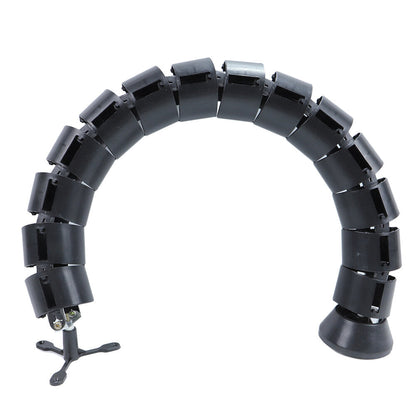 Abs Round Cable Sleeve Wire Organizer Coiled Tube Management