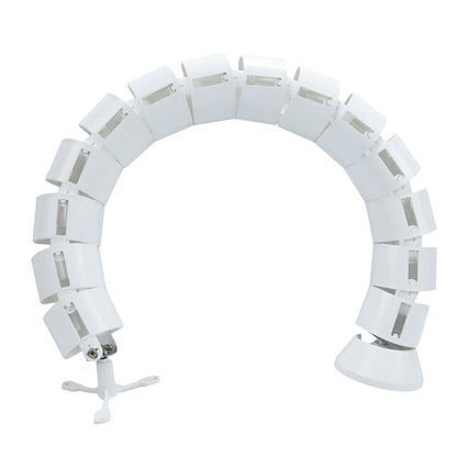 Abs Round Cable Sleeve Wire Organizer Coiled Tube Management