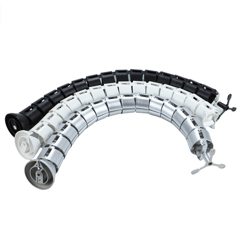 Abs Round Cable Sleeve Wire Organizer Coiled Tube Management
