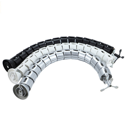 Abs Round Cable Sleeve Wire Organizer Coiled Tube Management