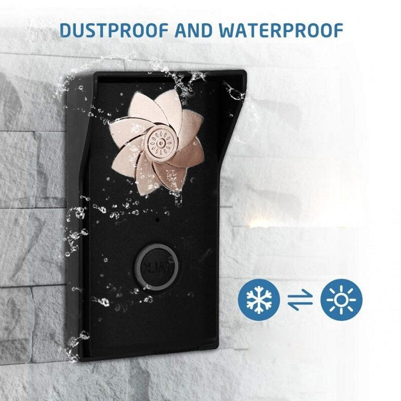 Ac100-240v Mini Outdoor Wireless Intercom Doorbell