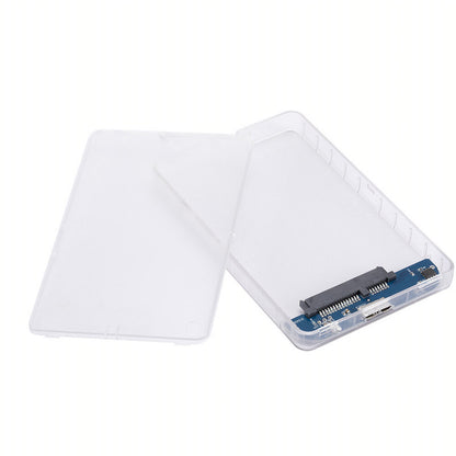 MnnWuu SATA3 to USB3.0 Hard Drive Enclosure Case Support  2.5 Inch SATA HDD SSD External Hard Disk Box for Desktop Laptop