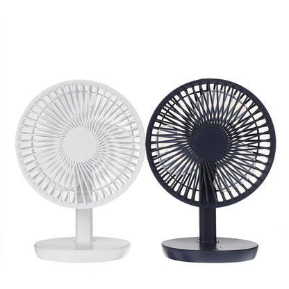 Adjustable Angle Desk Fan Dc5v 3-gear Usb Charging Mini