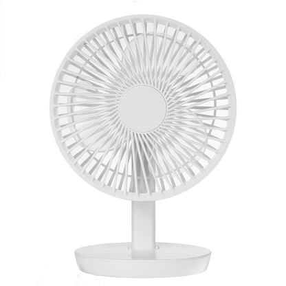 Adjustable Angle Desk Fan Dc5v 3-gear Usb Charging Mini