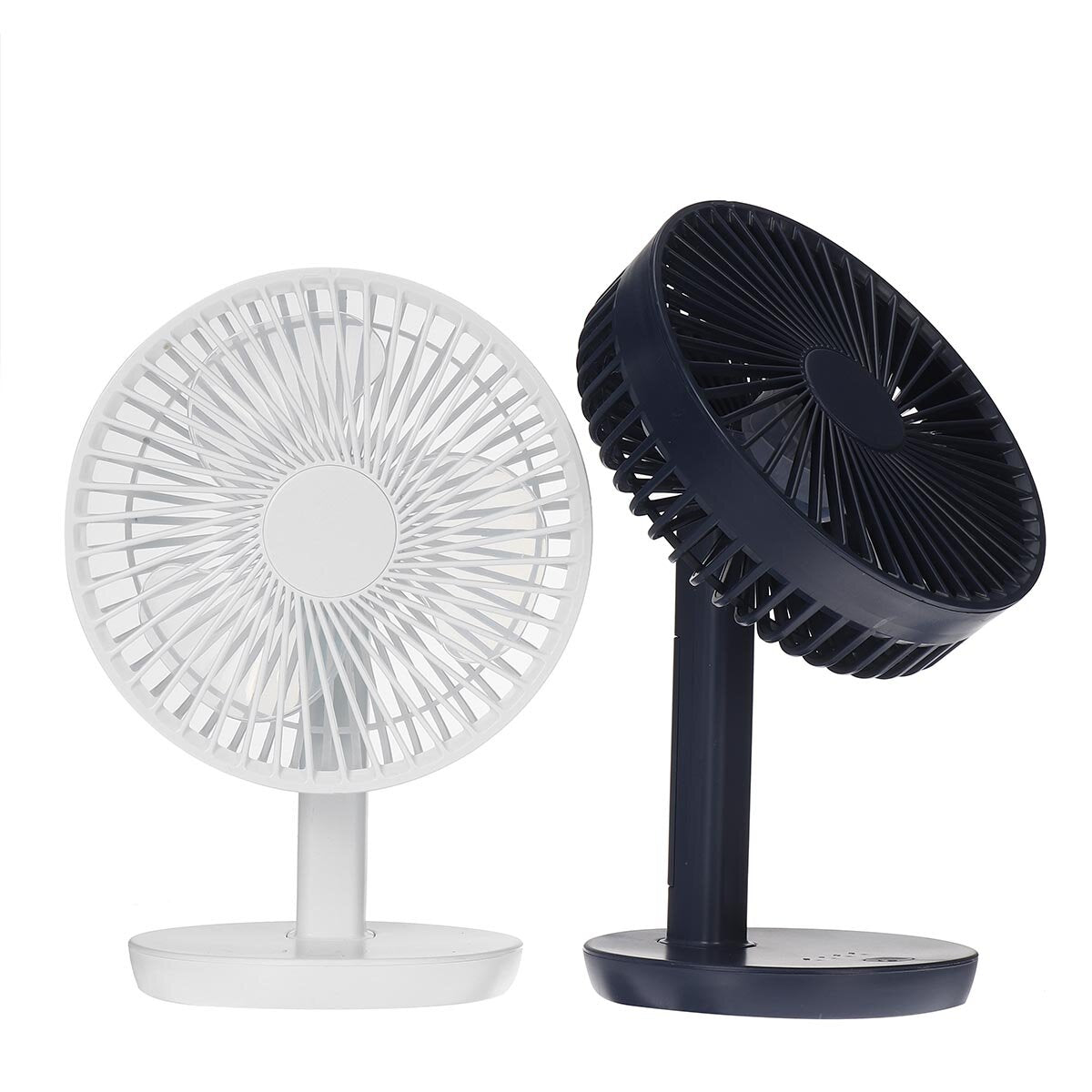 Adjustable Angle Desk Fan Dc5v 3-gear Usb Charging Mini