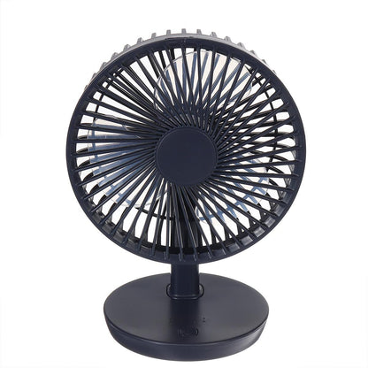 Adjustable Angle Desk Fan Dc5v 3-gear Usb Charging Mini