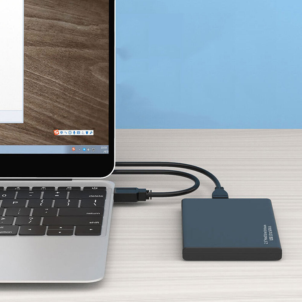 Bakeey BK-SE1 2.5inch SATA SSD Solid State Drive Enclosure USB3.0 Interface External Tool-free Universal Mobile Hard Disk Box