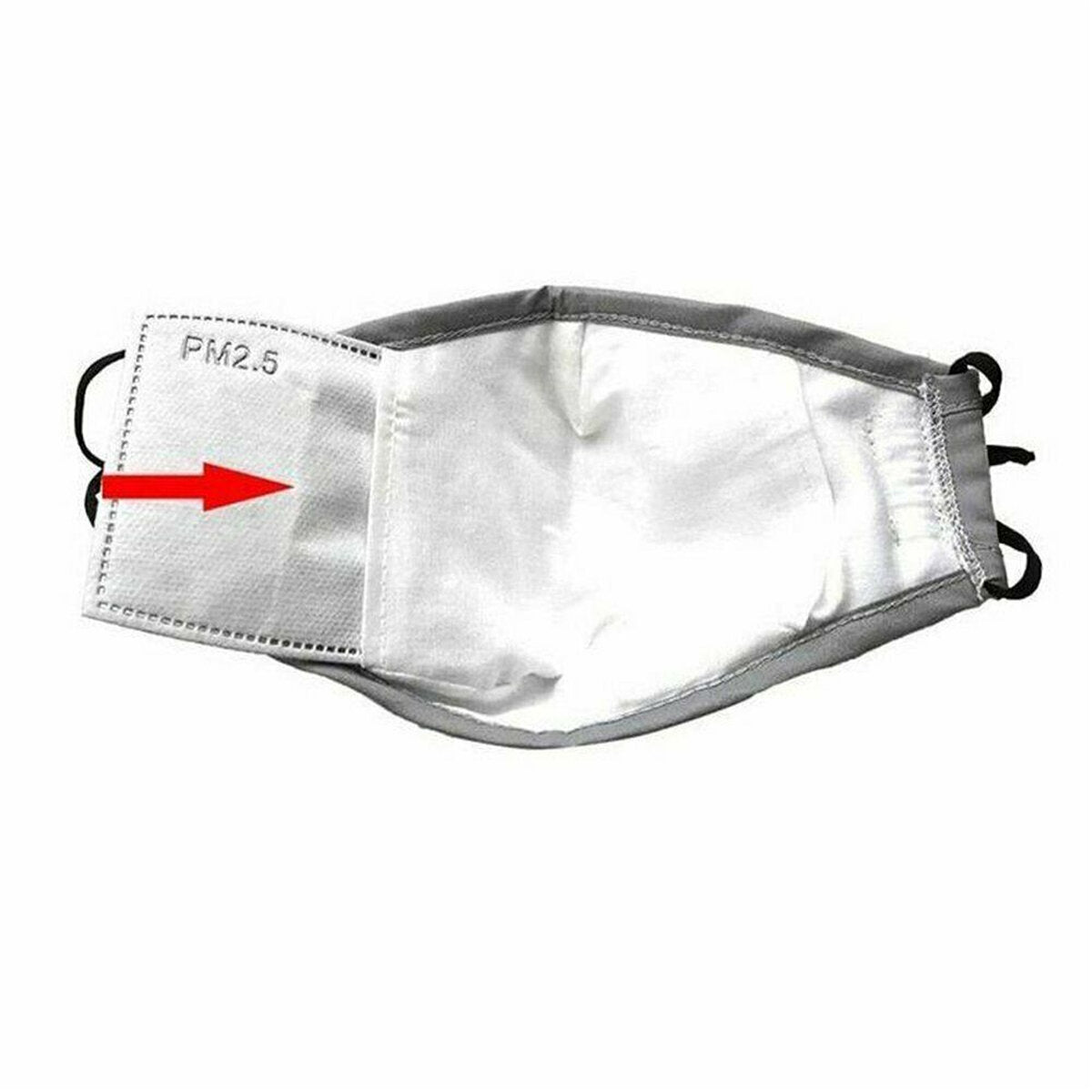 Air Purifying Face Mask In Cotton Pm2.5 Filter Anti Dust Fog