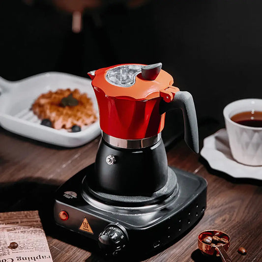 Aluminum Italian Coffee Maker - Mocha Espresso Kettle