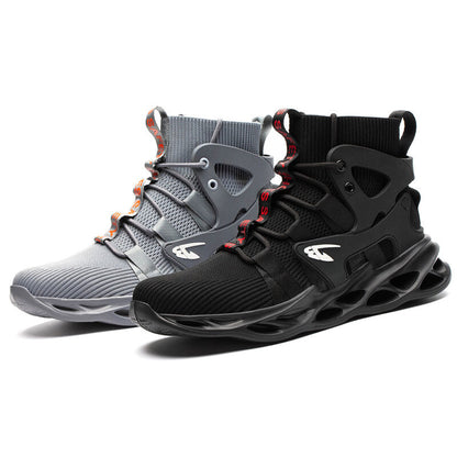 Atrego Men Safety Shoes Steel Toe Cap Work Boots High Top