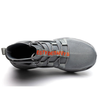 Atrego Men Safety Shoes Steel Toe Cap Work Boots High Top